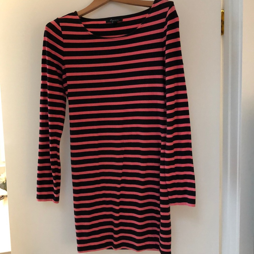 forever 21 striped cotton dress size large